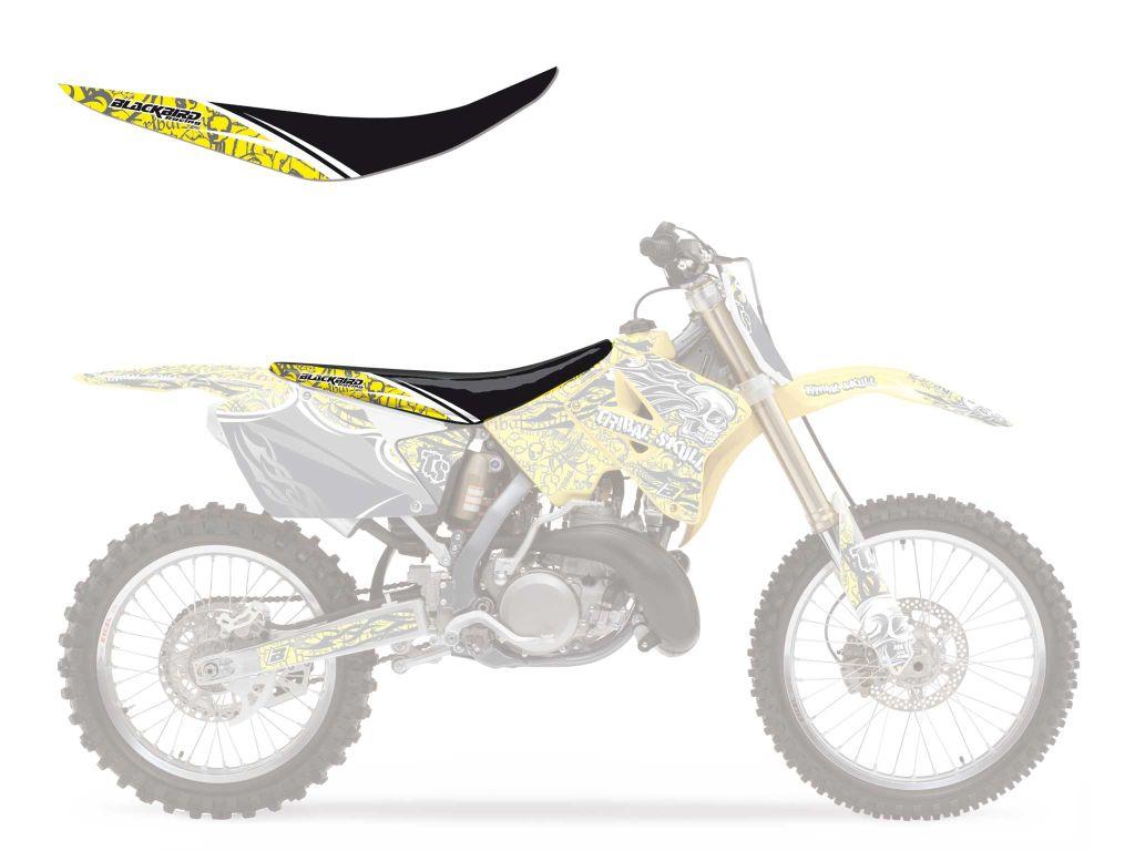 Blackbird Graphics Seat Cov. Tribal Skull 2