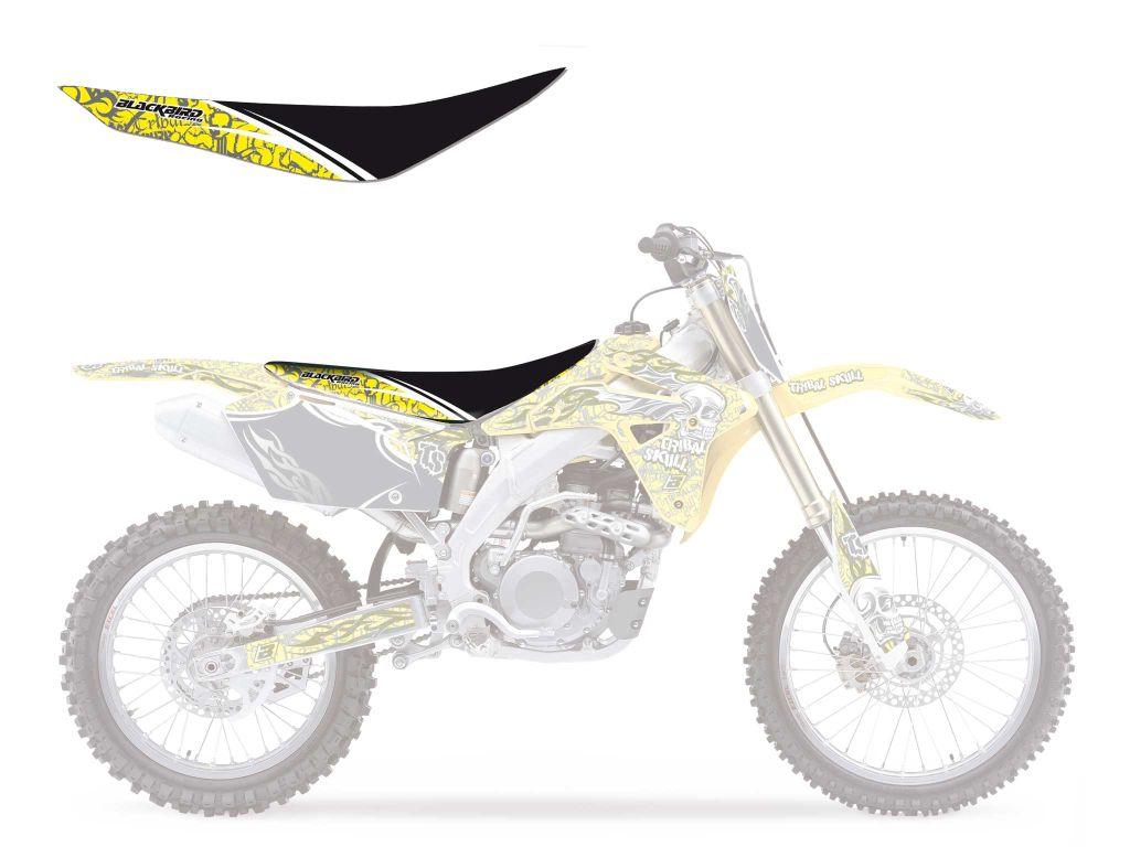 Blackbird Graphics Seat Cov. Tribal Skull 2