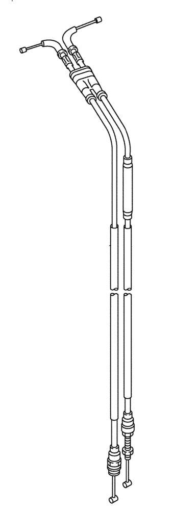 Psychic Cable Throttle Set2 TTR230, Psychic 105-377, 1c6-26302-00-00, 45-1179, 53.111079