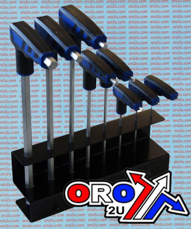Dirt Racing T Handle Ball End Allen 8pcs.