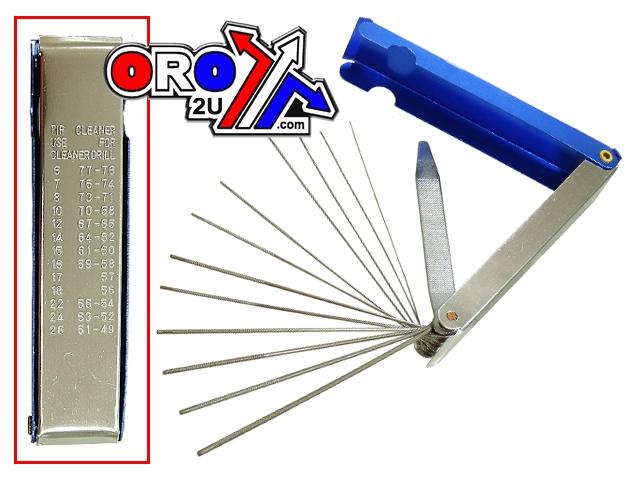 Dirt Racing Cleaner Wire Carb Set Blue, 80mm Wire Length