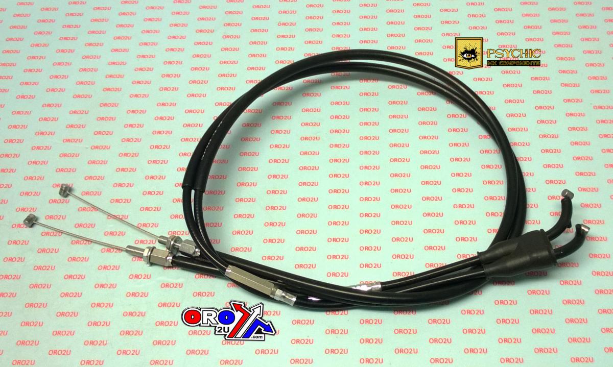 Psychic Cable Throttle KXF 250 Set, Psychic 103-428 Throttle Set 54012-0286 (1090mm) KX250F 11-12 KX450F 2012-2013