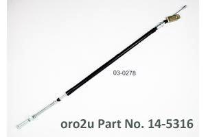 Bronco Cable Foot Brake 88-03 KLF300C, Bronco 103-278 Kawasaki 54005-1145, 88-03 KLF300C 4x4, 54005-1158