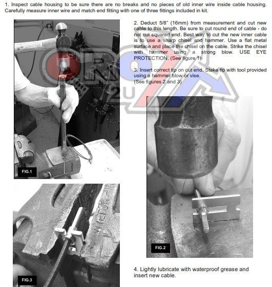 Motion Pro Cable Speedo Kit 50 Inner, Motion Pro 01-0107