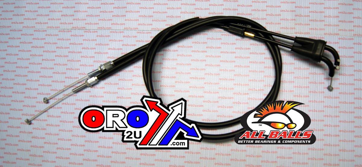 All Balls Racing Cable Throttle Set KX450F 16-18, Allballs 45-1254, 54012-0625, 53.112054