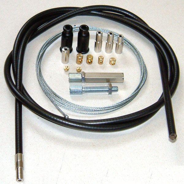 Venhill Cable Throttle Universal Kit, Venhill U01-4-100-bk [1.35m]