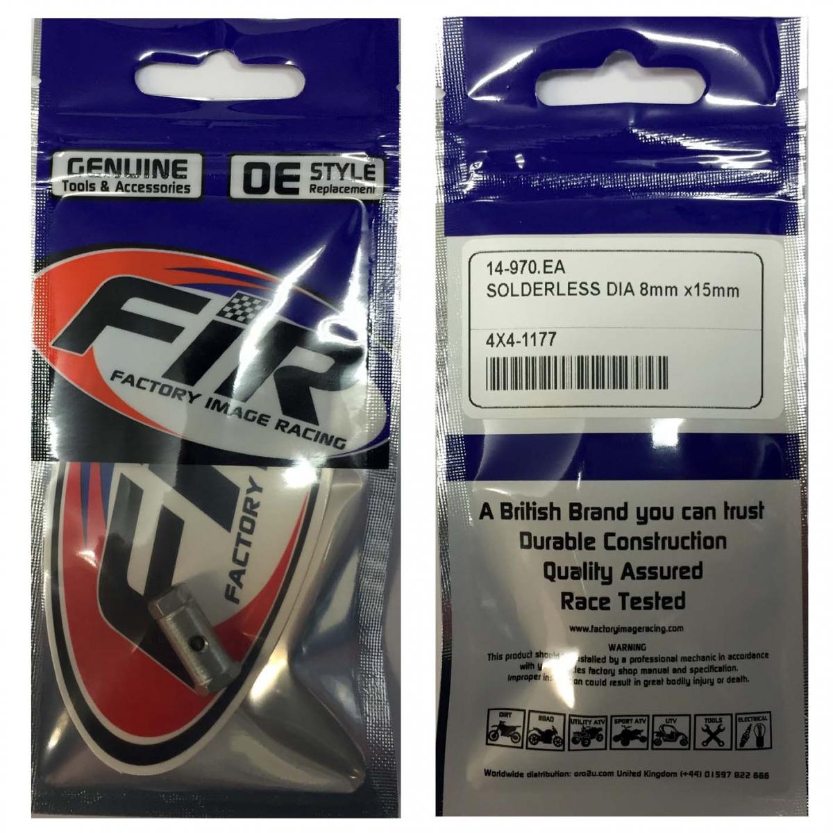 FIR SOLDERLESS DIA 8mm x15mm BNS8