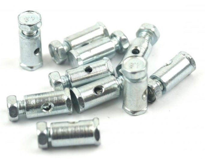 FIR Solderless Barrel Nipples Dia 8mm X15mm Bns8 - Pack of 10