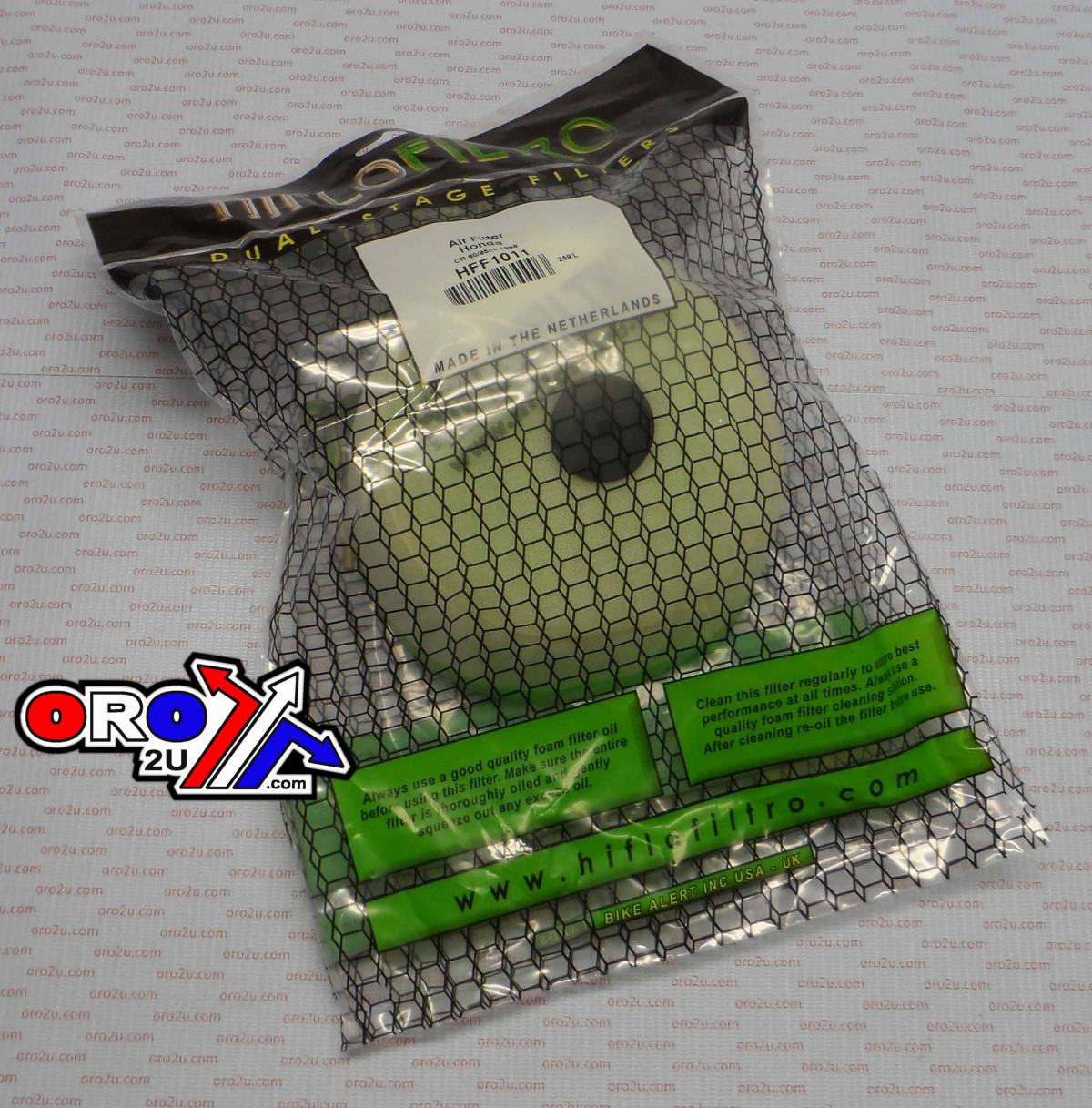 HiFlo Filters Air Filter CR80 CR85 86-10 Hf, Hiflo Hff1011 Honda MX