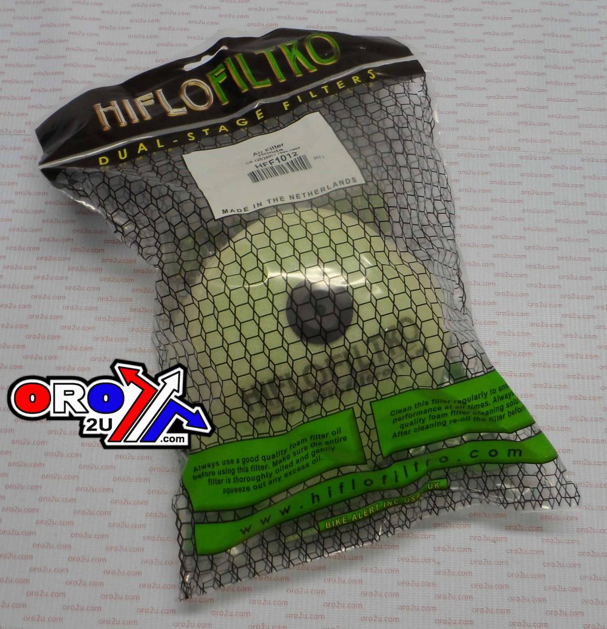 HiFlo Filters Air Filter Honda CR, Hiflo Hff1012 Honda MX