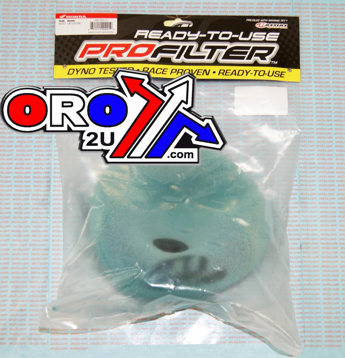 R2R Filters Air Filter 02-11 CR125 CR250, Ready 2 Race Oiled, Ma211019