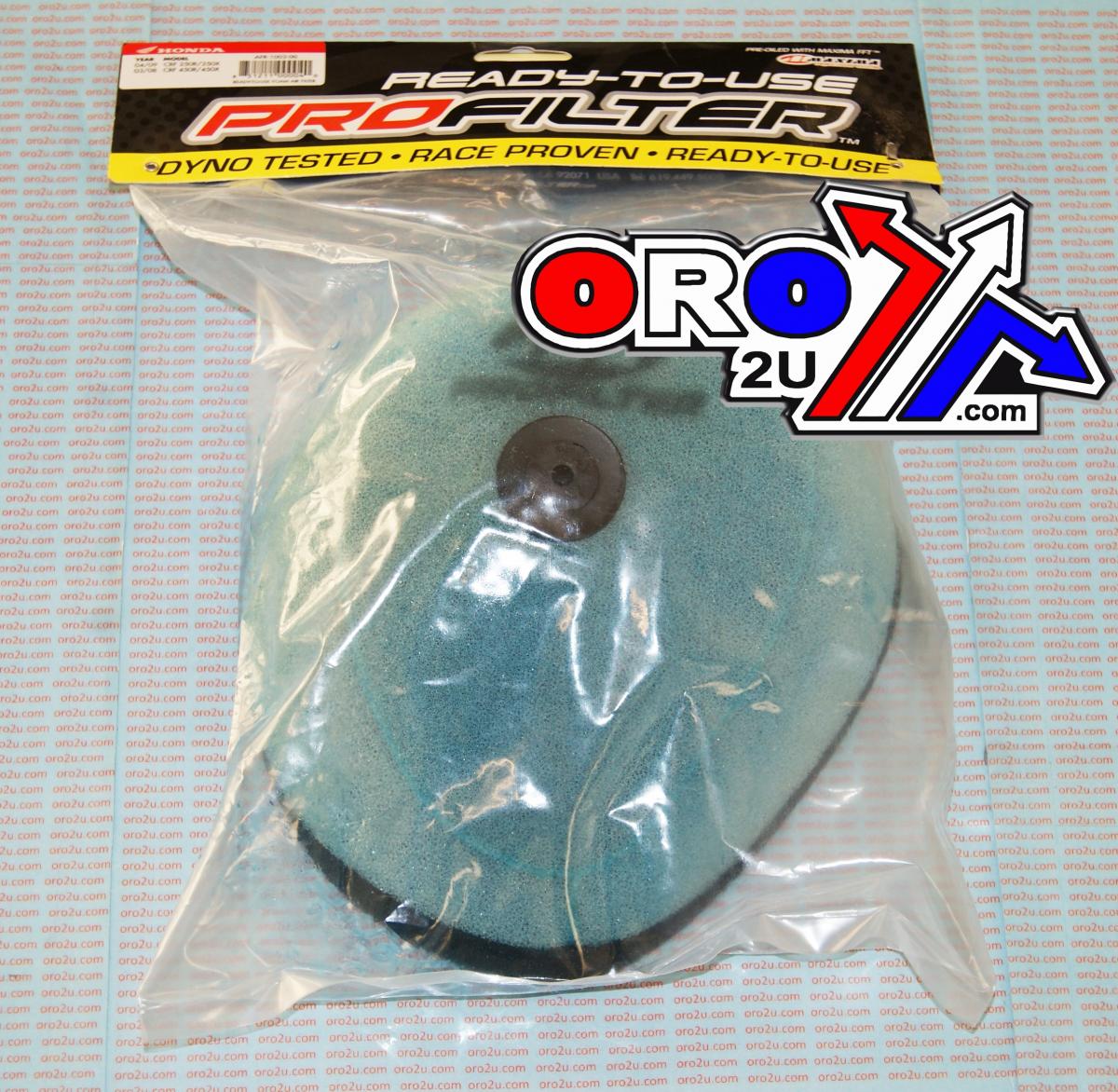 R2R Filters Air Filter 03-14 CRF250 CRF450, Ready 2 Race Oiled, Ma211040