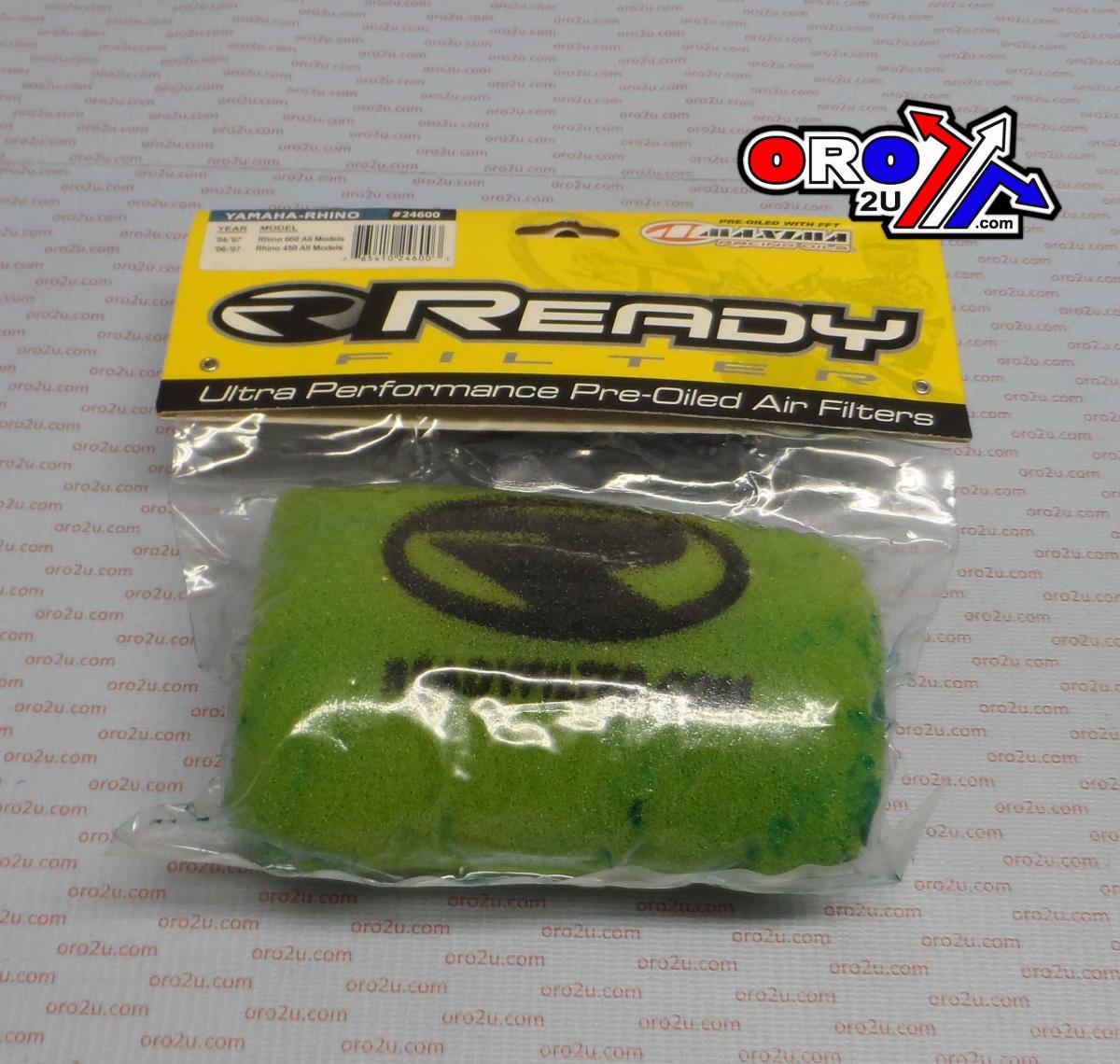 R2R Filters Air Filter 04-10 YXR660, Ready 2 Race Oiled