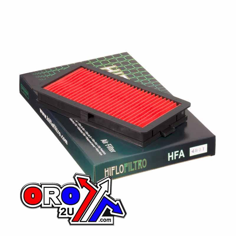 HiFlo Filters Air Filter Hiflo Hfa4801 Mt, Yamaha 4nx-14451-00