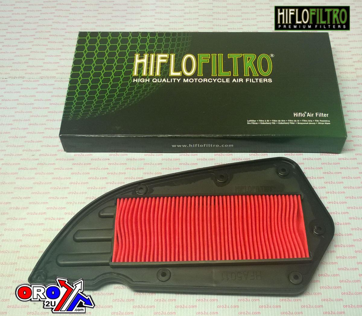 HiFlo Filters Air Filter Kymco 125/300 K-xct, Hiflo Hfa5011 17211-lkg7-e00