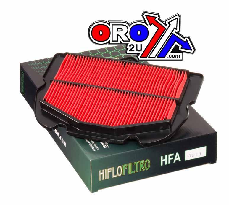 HiFlo Filters Air Filter Hiflo Hfa3911 Gsxr, Suzuki 13780-15h00 Gsx-r1300