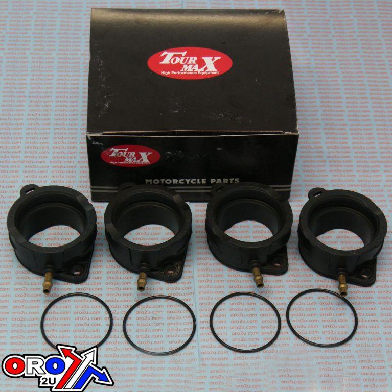 K&L Supply FLANGE INTAKE 16065-1210 PK4, Carburetor Rubber ZX1100 1200, K&L 11-7338 KAWASAKI ROAD
