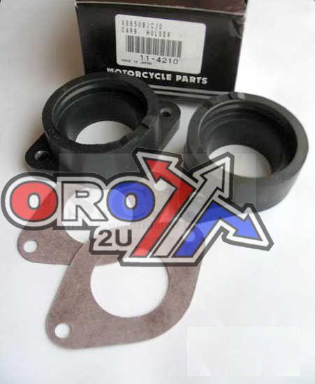 K&L Supply Flange Intake 447-13555-01-00, Carburetor Rubber TX / XS650, K&l 11-4210 447-13565-01-00