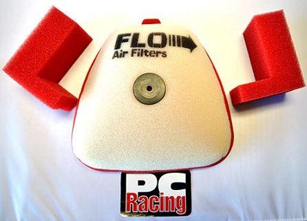 PC Racing Air Filter Kit 3pc YZF 450, Pc Racing PCF10X, Shroud Filter, Air Filter & 2x Intake Filter