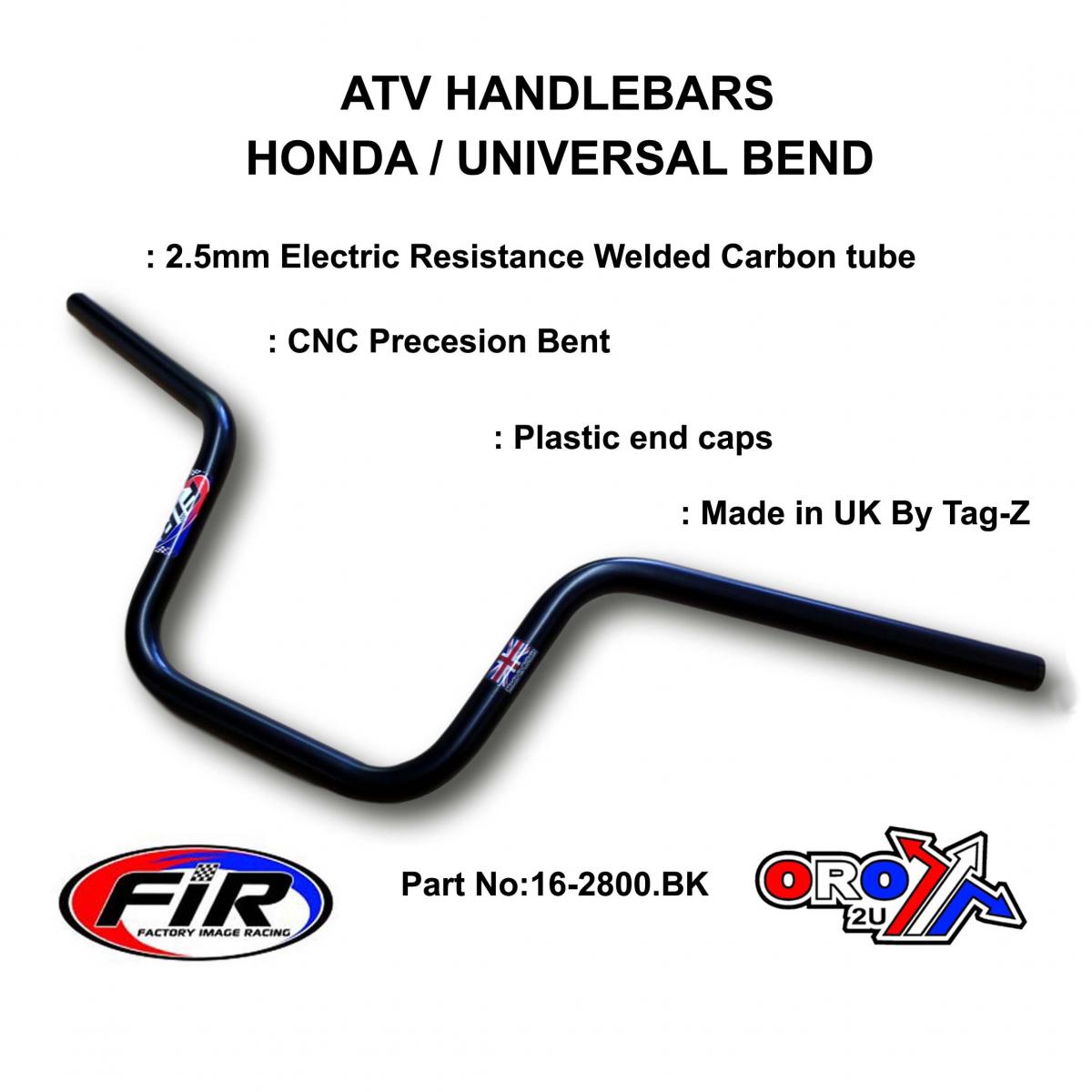 FIR ATV Steel Handlebar 9 1/2, Honda Oem Ref: 53100-hp5-600
