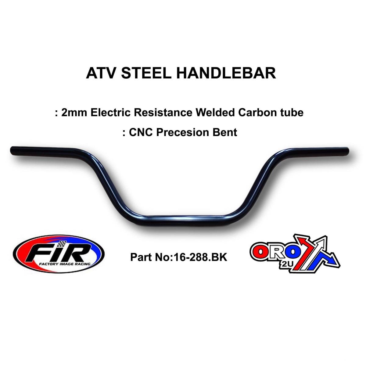 FIR ATV Steel Handlebar 7 1/4