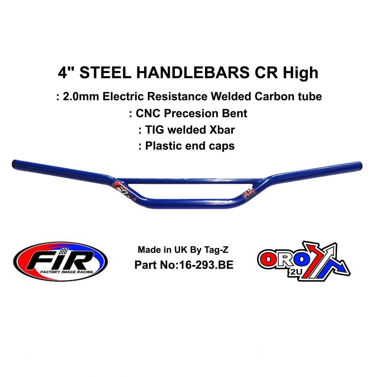 FIR 4 Steel Handlebars CR High Honda CR / Ren Re: 773-01