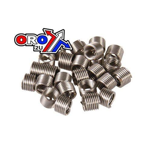 FIR Thread Inserts M6x1.0x1d Pack of 25 4.2mm Long Helicoil