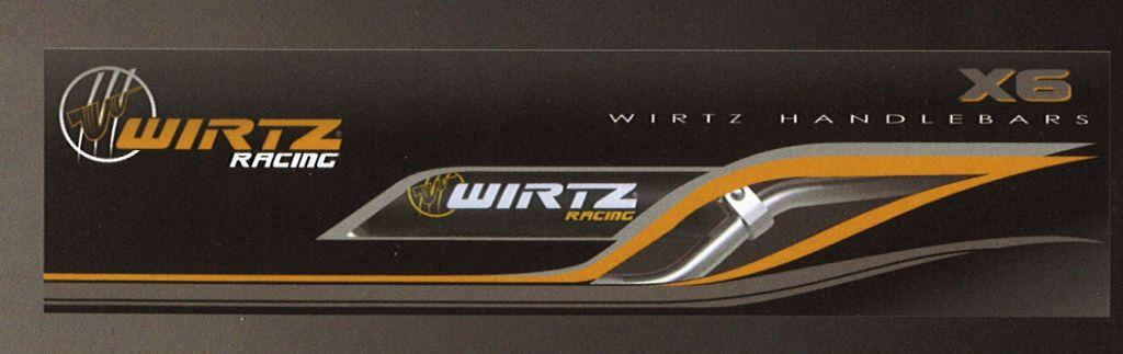 Wirtz Wirtz X6 MX Handlebars Black, Honda/suzuki 80/85 Mini