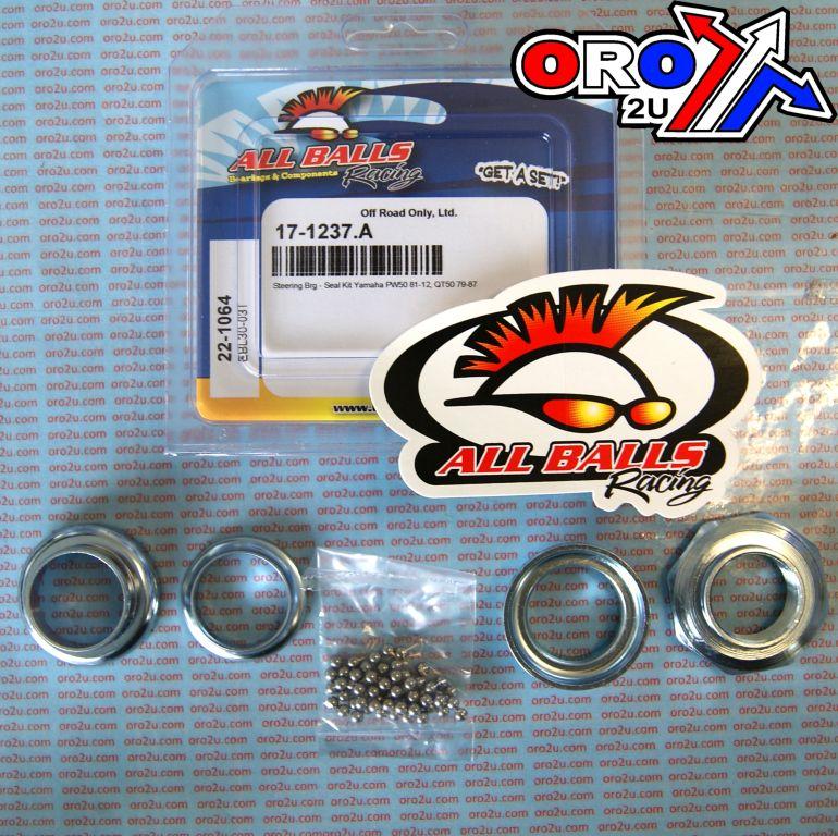 All Balls Racing Steering Bearing Kit Allballs, Allballs 22-1064 Yamaha