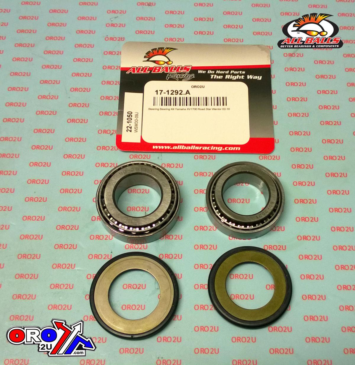 All Balls Racing Steering Bearing Kit Allballs, Allball 22-1050 Yamaha Xv1700