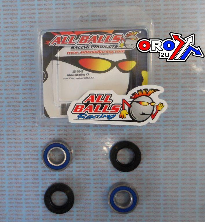 All Balls Racing Wheel Bearing Kit ATC90K, Allballs 25-1047 Honda