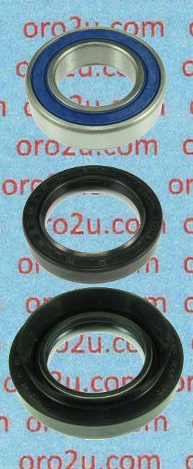 All Balls Racing Wheel Bearing Kit Rear 88-00 Hon TRX300, Allballs 25-1123 ATV