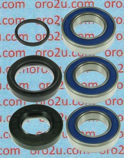 All Balls Racing Wheel Bearing Kit Rear 97-21 Honda TRX250, Allballs 25-1034 ATV