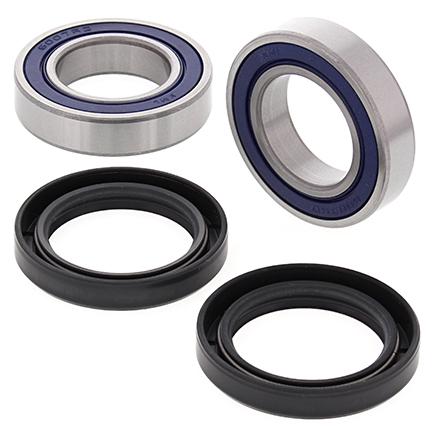 All Balls Racing Wheel Bearing Kit Rear 90-13 Hon TRX200D/yam YFM300, Allballs 25-1124 ATV