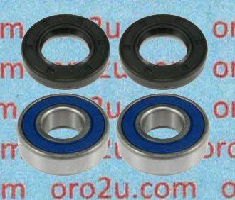 All Balls Racing Wheel Bearing Kit Front 82-22 Kaw Ex/klr/yam WR/ytm/pol, Allballs 25-1104 Dirt/ATV/road