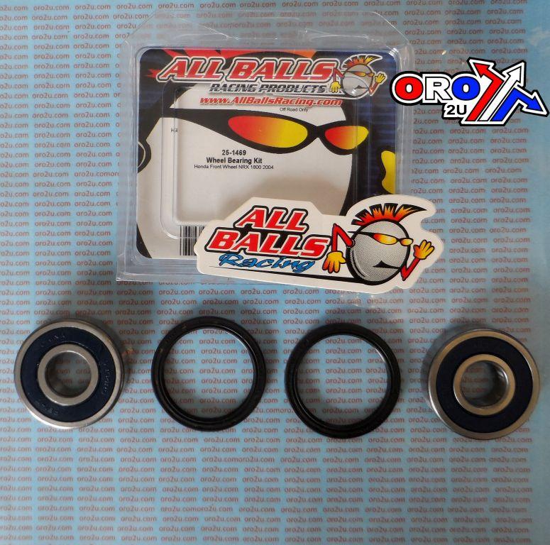 All Balls Racing Wheel Bearing Kit Front 04-05 Hon Nrx1800 Dune, Allballs 25-1469 Road