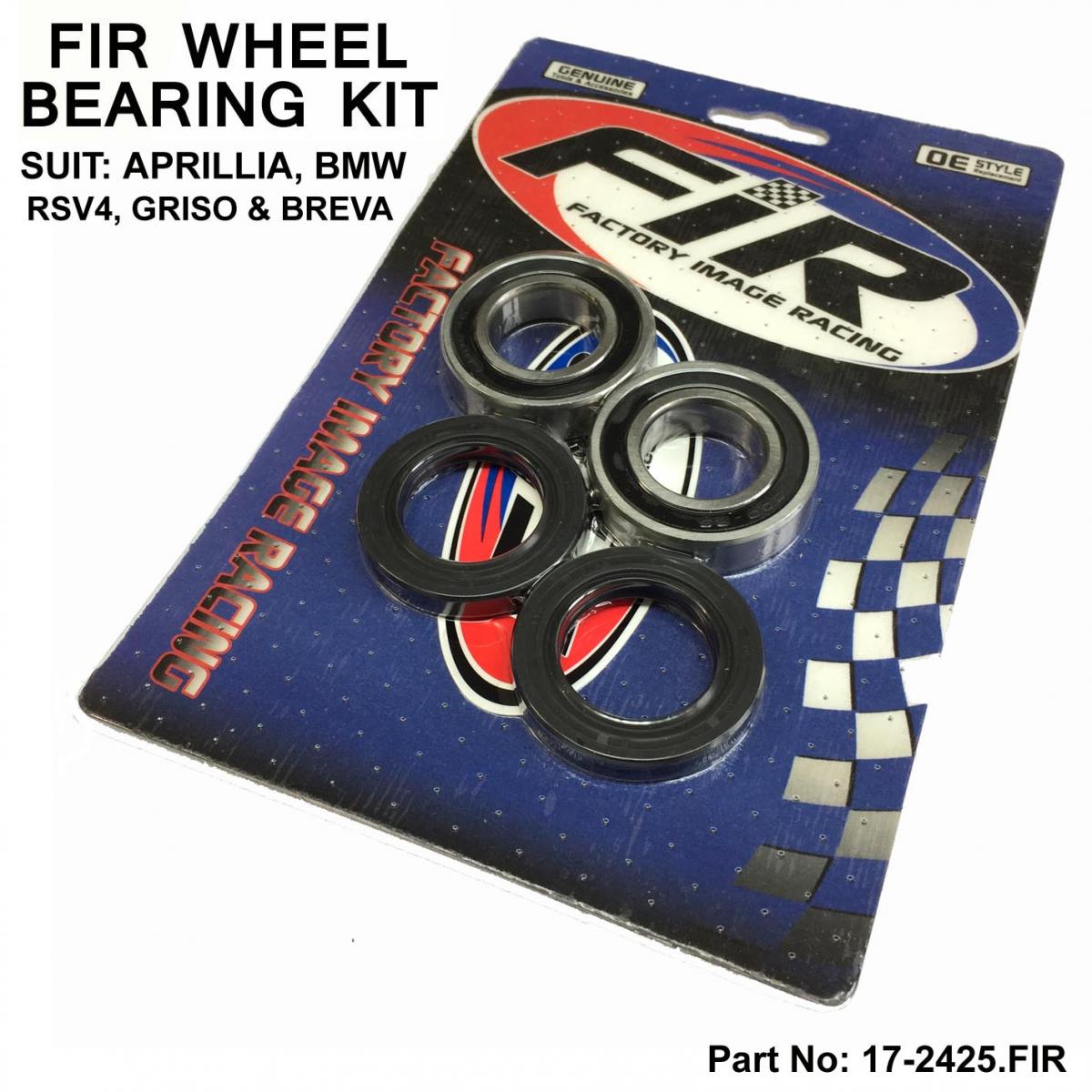FIR Wheel Bearing Kit Aprilia Bmw, Moto Guzzi, Factroy Image Racing