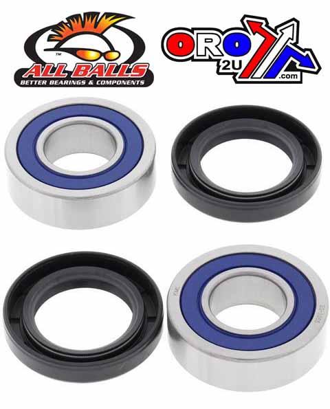 All Balls Racing Wheel Bearing Kit Front 00-06 Hon CBR600/rvt1000 RC51, Allballs 25-1654 Road
