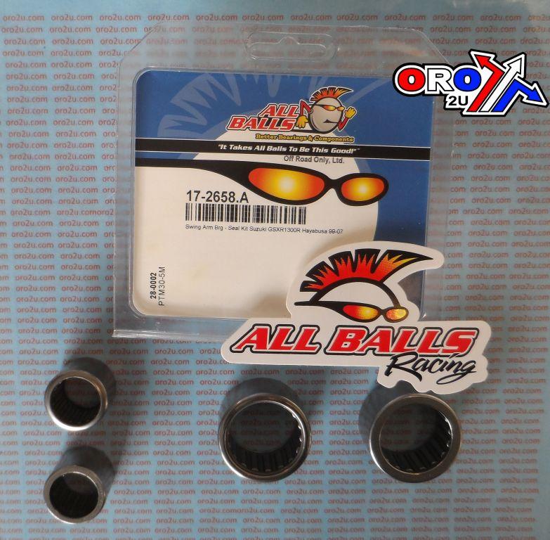 All Balls Racing Swingarm Bearing Kit Allballs, Allballs 28-0002 Suzuki Gsxr1300r 99-07