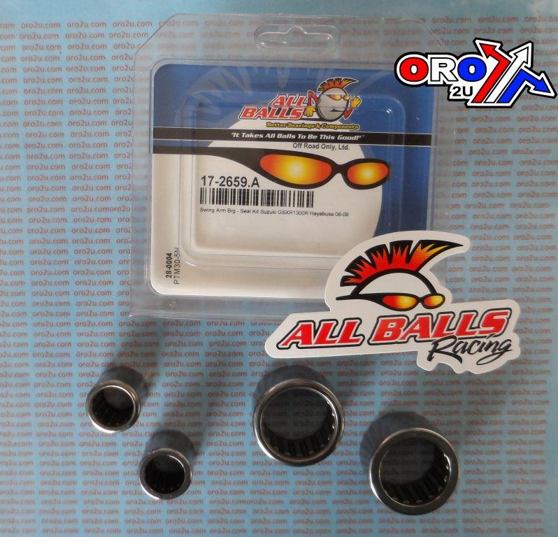 All Balls Racing Swingarm Bearing Kit Allballs, Allballs 28-0004 Suzuki Gsxr1300r 08-19