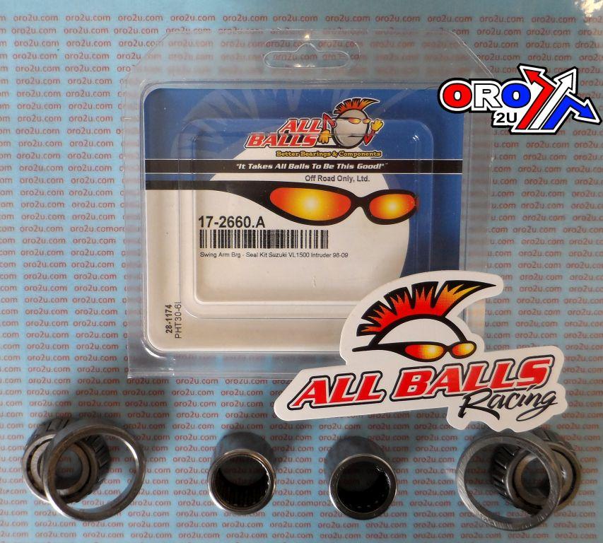 All Balls Racing Swingarm Bearing Kit Allballs, Allballs 28-1174 Suzuki Vl1500 98-09