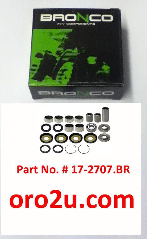 Bronco Swing Arm Linkage Kit YFM350, Bronco at-04342 Yamaha, YFZ350 Banshee 87-06, Warrior