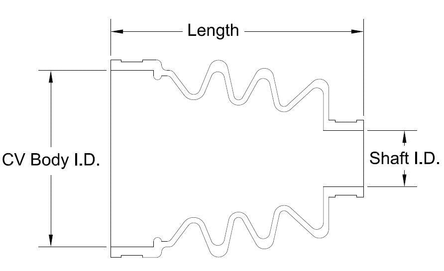 All Balls Racing Cv Boot Kit Honda Allballs, 19-5008 17mm X 59mm X 86mm