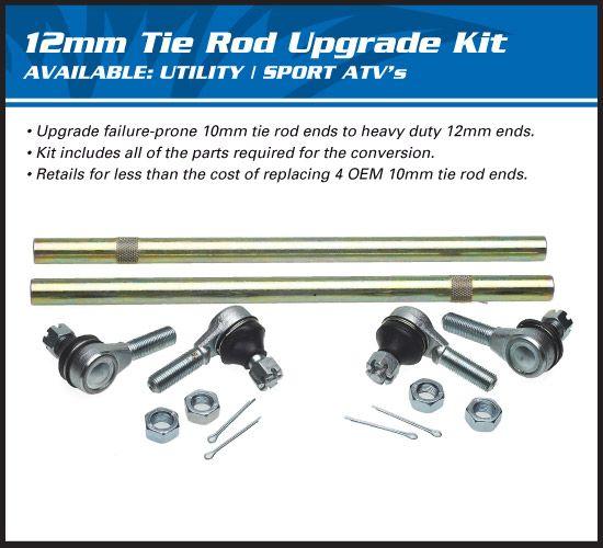 All Balls Racing Tie Rod Upgrade Kit YFZ450R, Allballs 52-1023