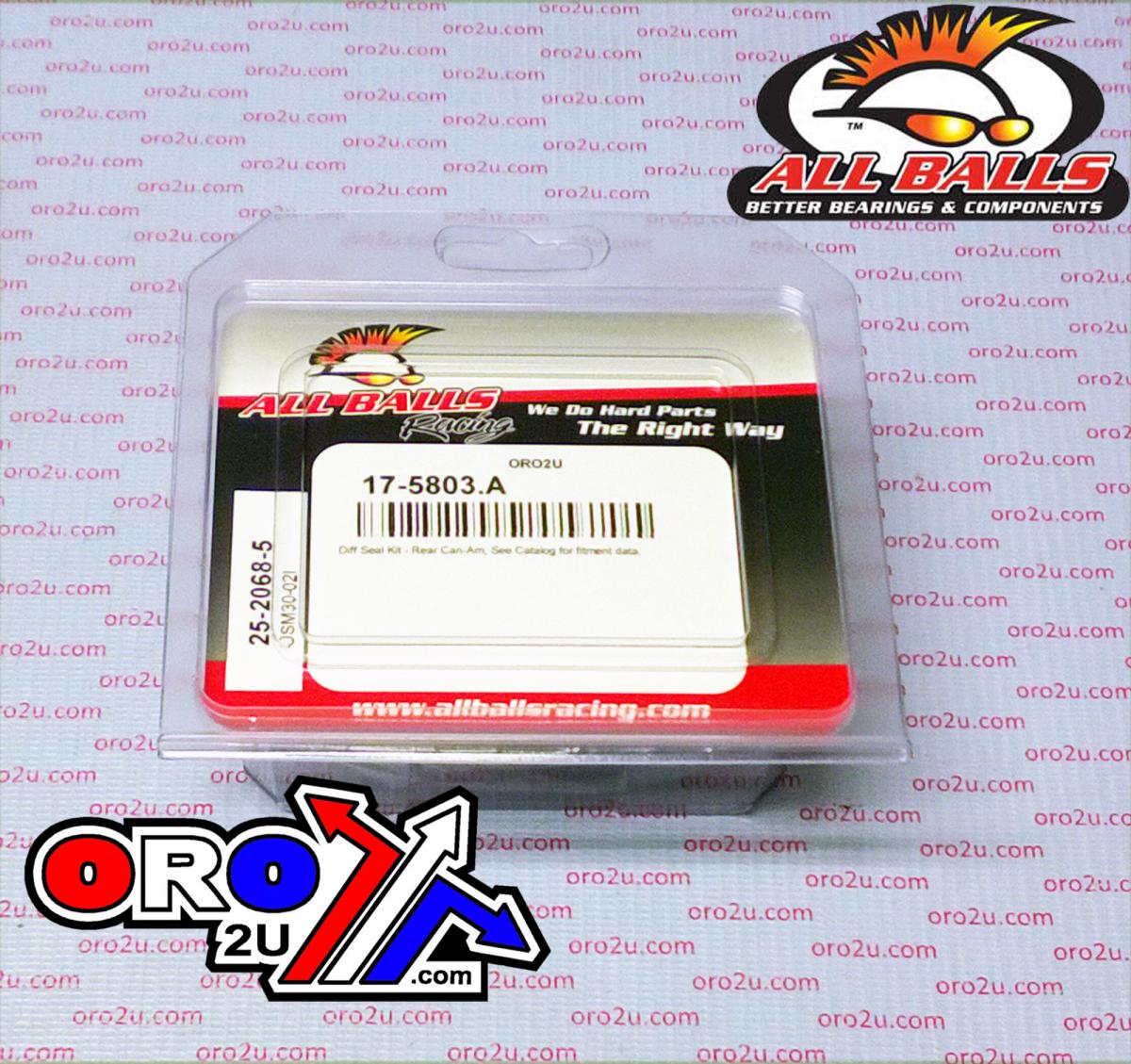 All Balls Racing Differential Seal Kit Can-am, Allballs 25-2068-5 Outlander