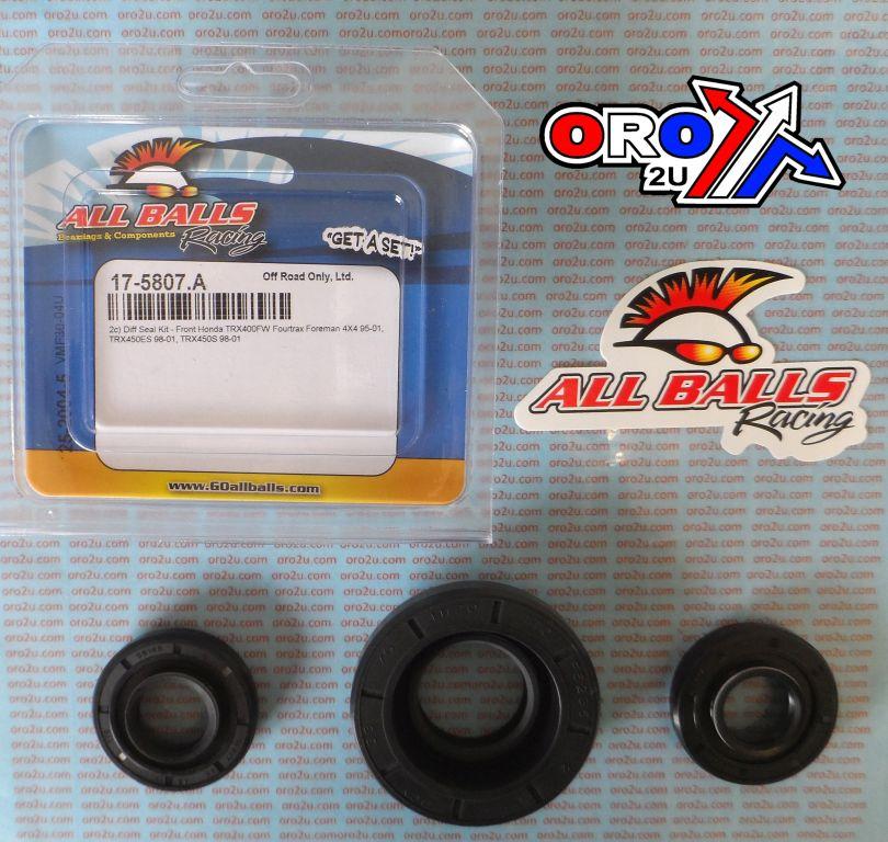 All Balls Racing Differential Seal Kit TRX400, Allballs 25-2004-5 Honda ATV