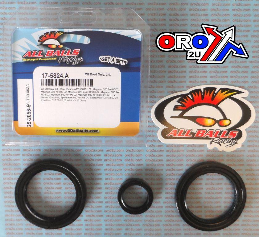 All Balls Racing Differential Seal Kit Polaris, Allballs 25-2056-5