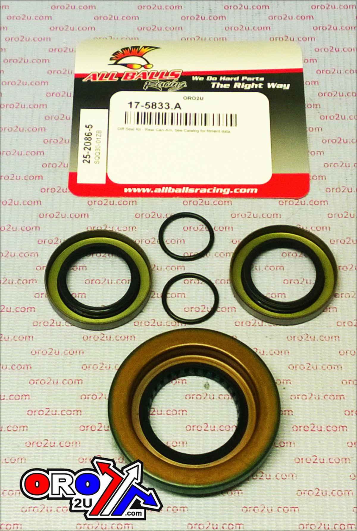 All Balls Racing Differential Seal Kit Can-am, Allballs 25-2086-5 Outlander