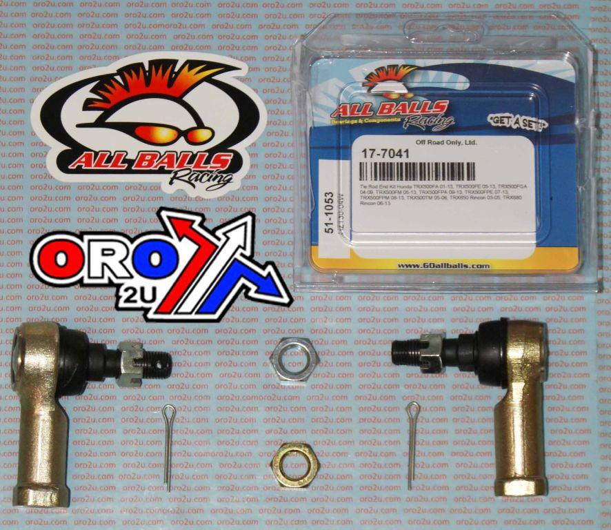All Balls Racing Tie Rod End Kit TRX500, Allballs 51-1053