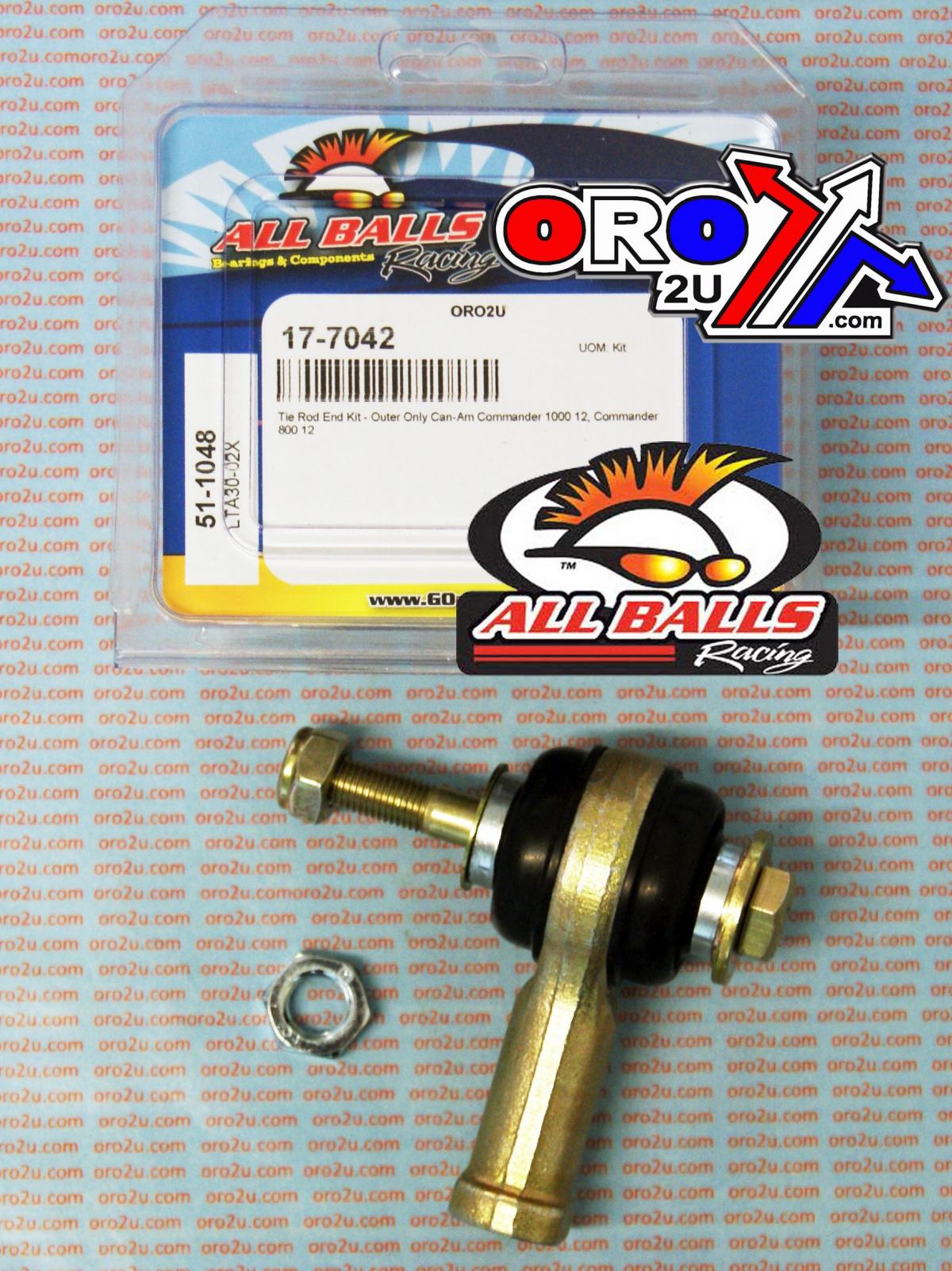 All Balls Racing Tie Rod End Kit Can-am, Allballs 51-1048 Commander
